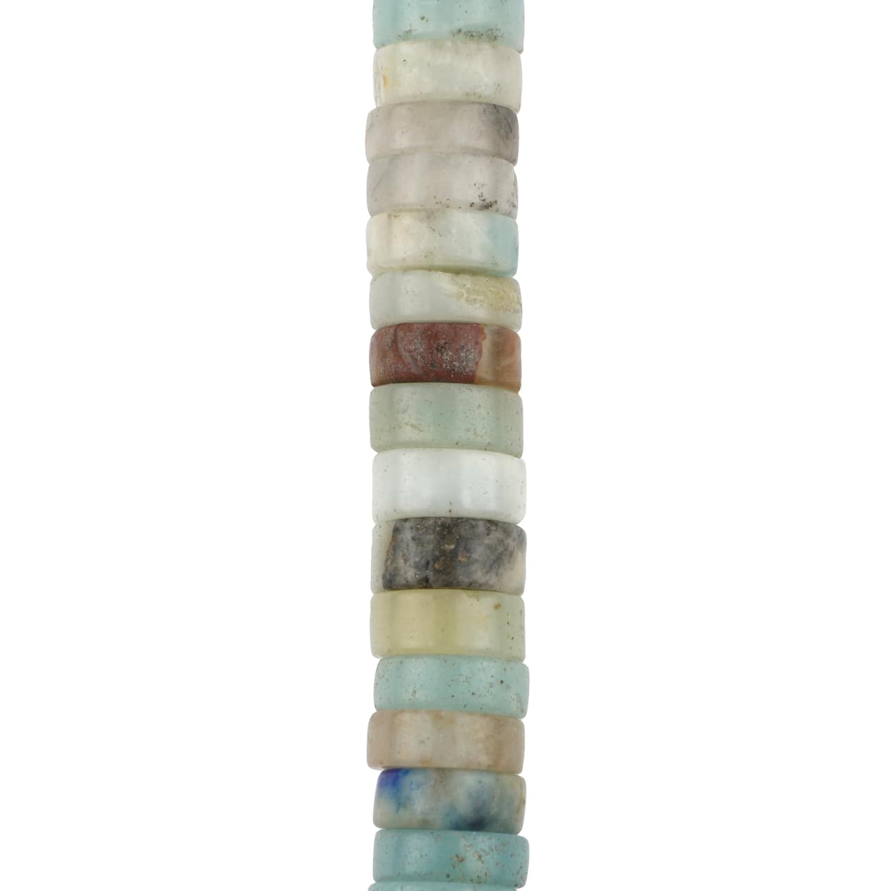 12 Pack: Multicolor Amazonite Heishi Beads, 8mm by Bead Landing™